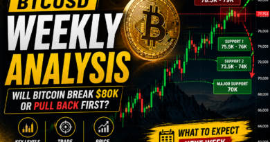 BTCUSD Weekly Analysis: Will Bitcoin Break $80K or Pull Back First?