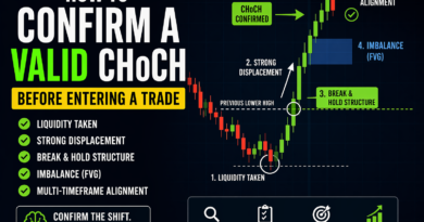 How to Confirm a Valid CHoCH Before Entering a Trade