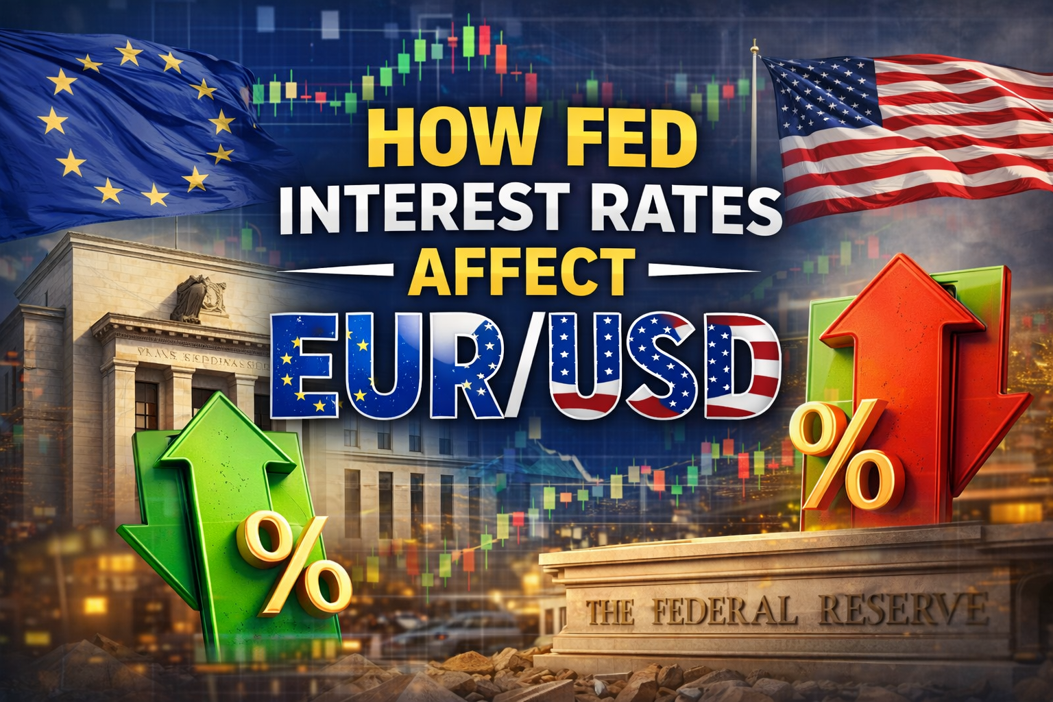 How Fed Interest Rates Affect EUR/USD: A 2026 Market Guide