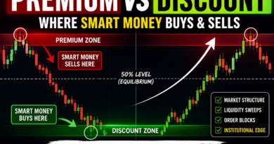 Premium vs Discount Zones Explained: Where Smart Money Buys & Sells (Forex SMC Guide)