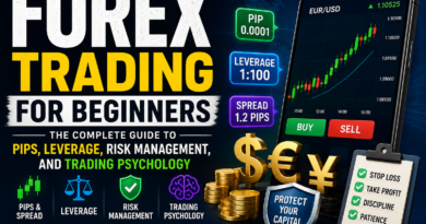 Forex Trading for Beginners: Complete Guide to Pips, Leverage, Risk Management, and Trading Psychology