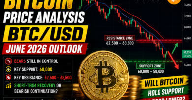 Bitcoin June 2026: BTC/USD Under Heavy Selling Pressure as Key Support Faces a Major Test